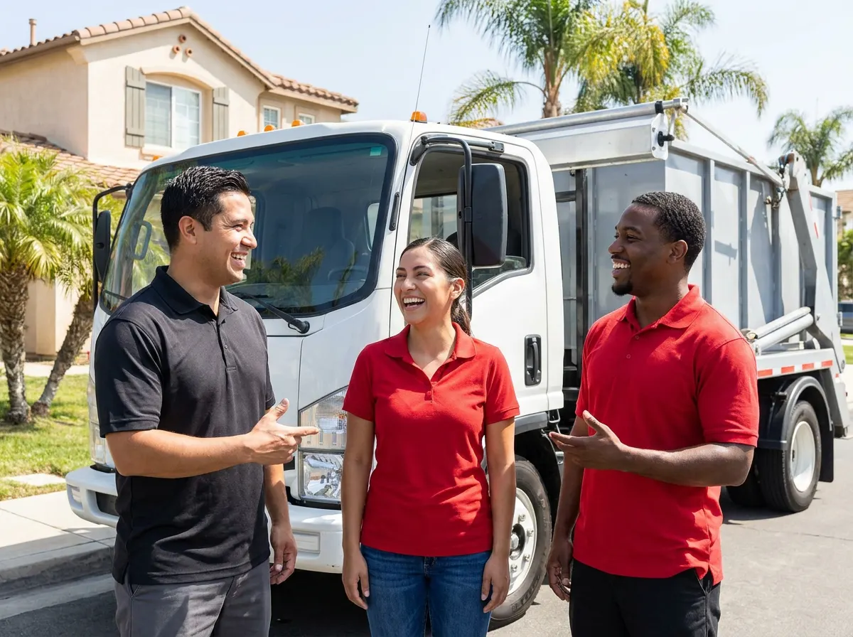 The Rollout Dumpster Rental team, dumpster rental in San Diego, CA